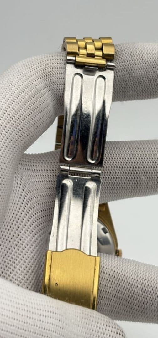 ね*様 セイコー自動巻きメンズ腕時計 6309 ホワイト文字盤 動作品フルーテッ