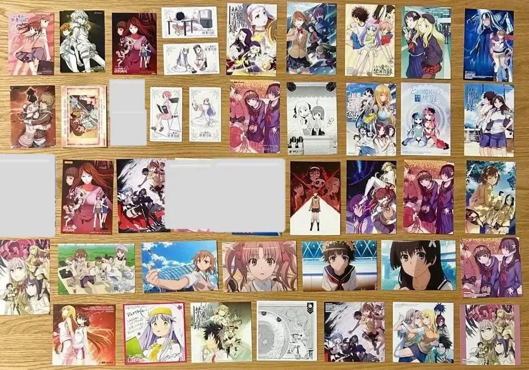 とある　シリーズ　特典　イラストカード 複製ミニ色紙　まとめ売り　④