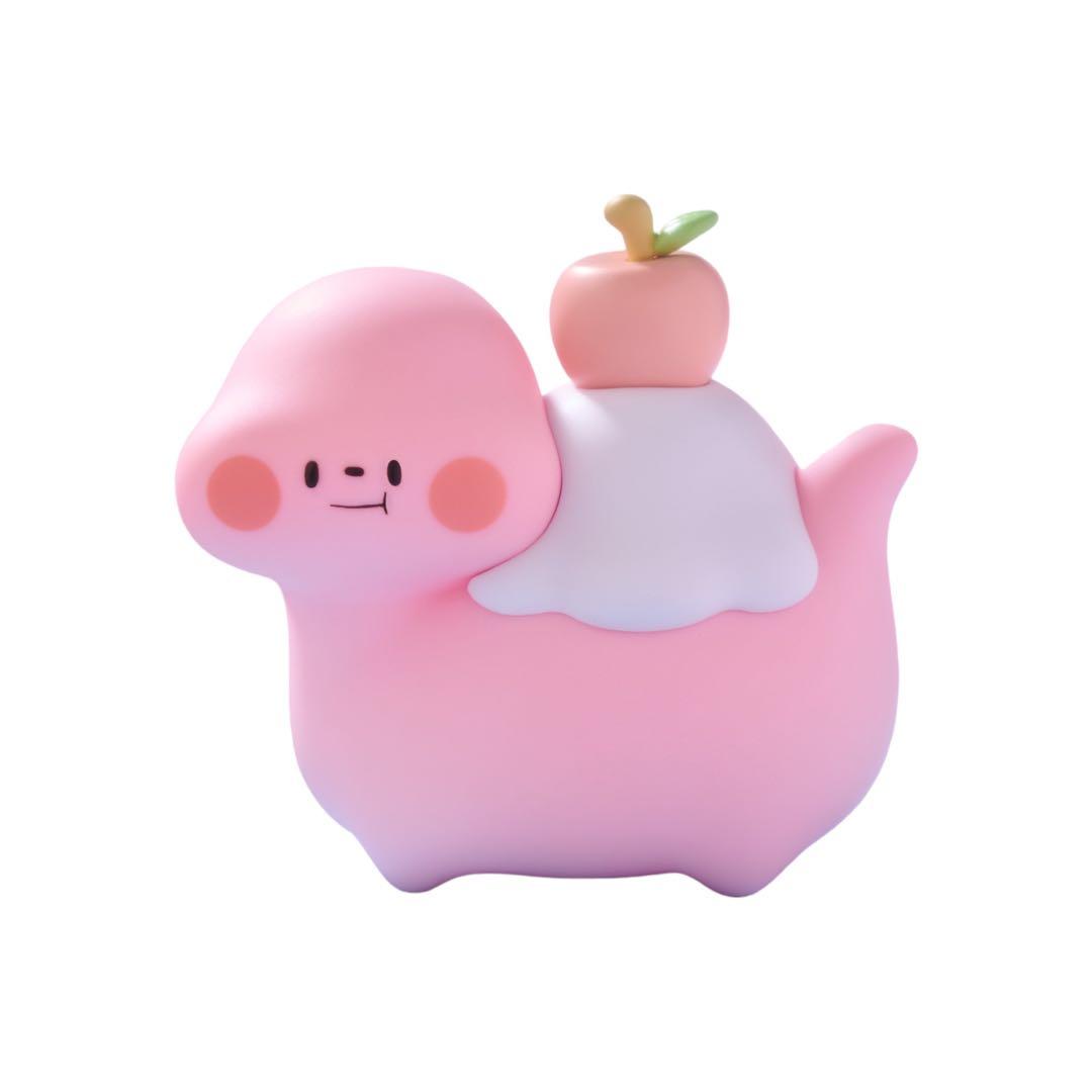 グルメ恐竜・富士山ジュニア　ピーチリンゴ　ブラインドボックス　おもちゃ