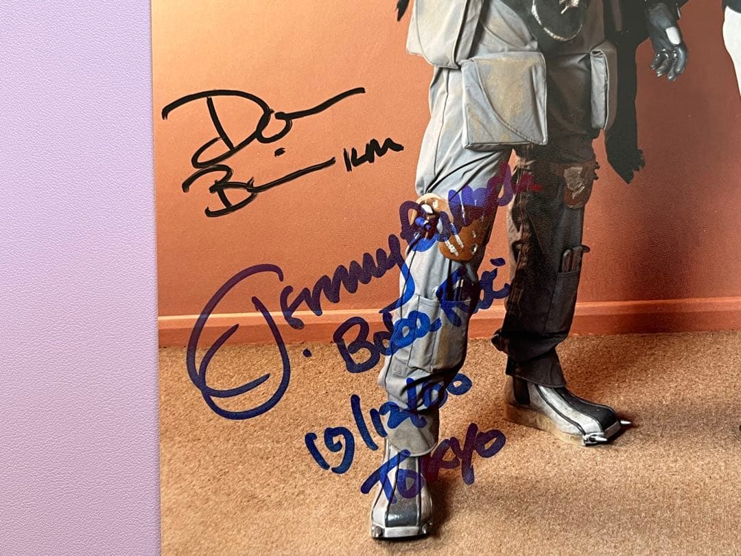 スターウォーズ　直筆サイン　２名　ボバ・フェット　役　スタント