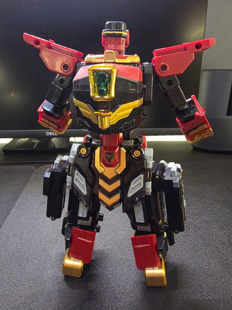 メタルカードボット　ブラストレイン　超合金　　バンダイ　韓国トイ　 変形ロボ