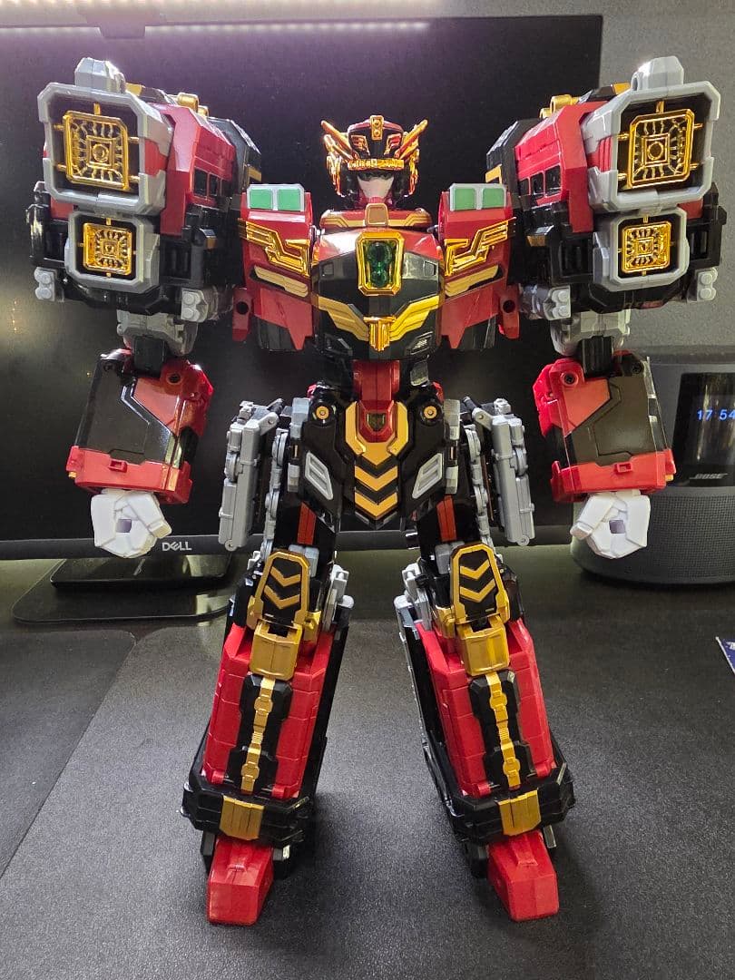 メタルカードボット　ブラストレイン　超合金　　バンダイ　韓国トイ　 変形ロボ