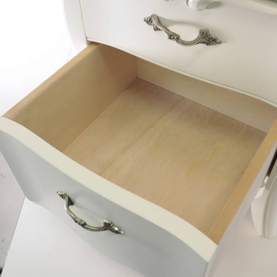 値下げ東海家具 リモージュ ナイトテーブル ホワイト 猫脚 クラシカル家具