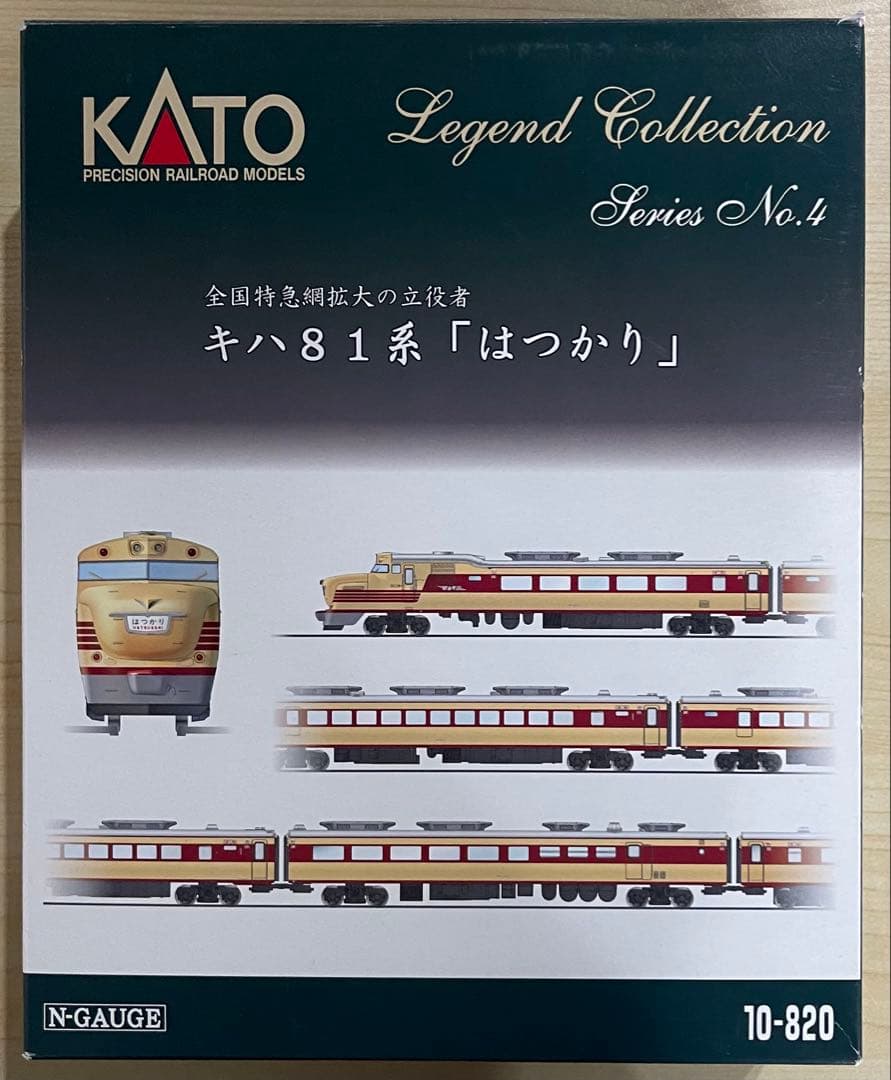 KATOのNゲージ鉄道模型「キハ81系」『はつかり』レジェンドコレクション