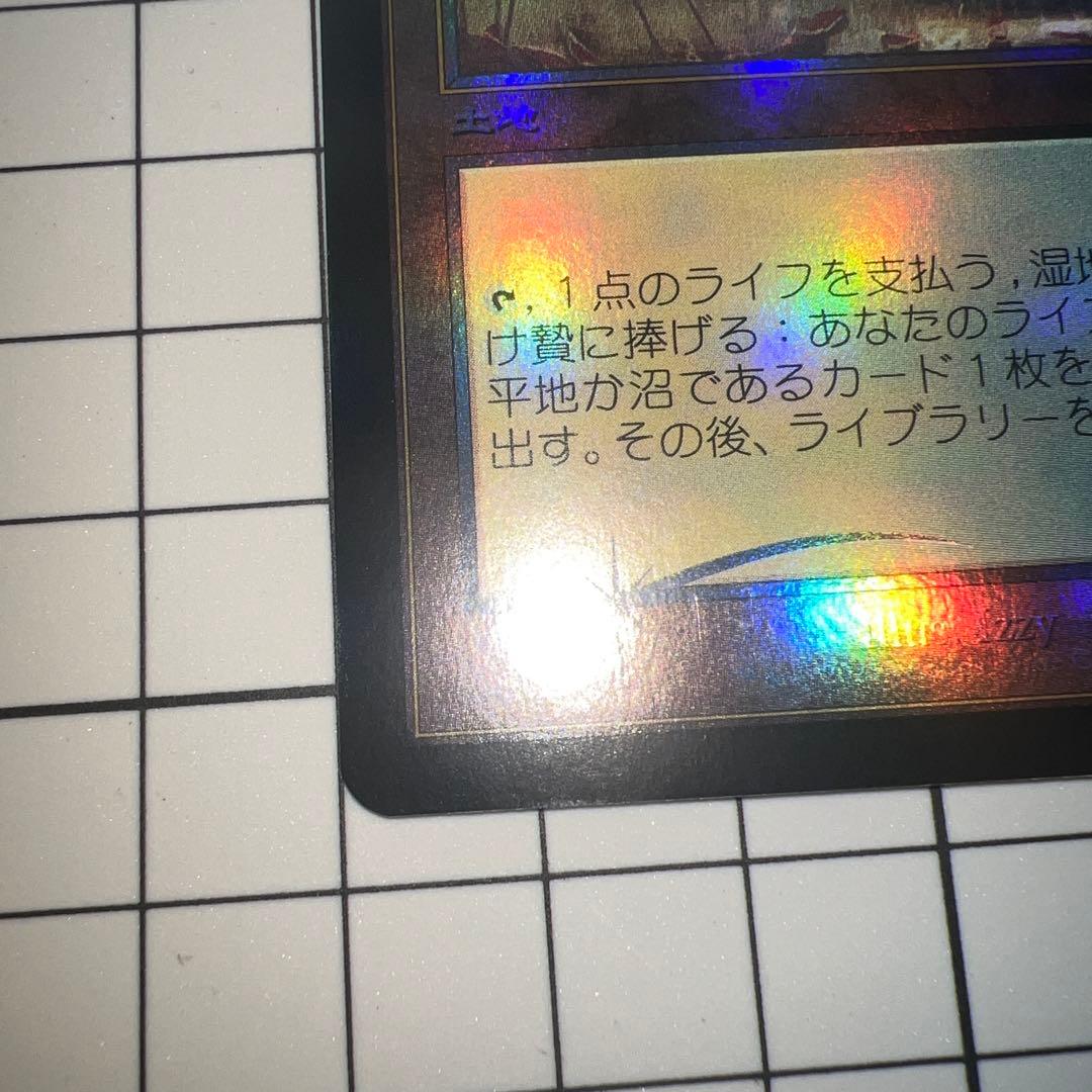 湿地の干潟　旧枠フォイル2枚