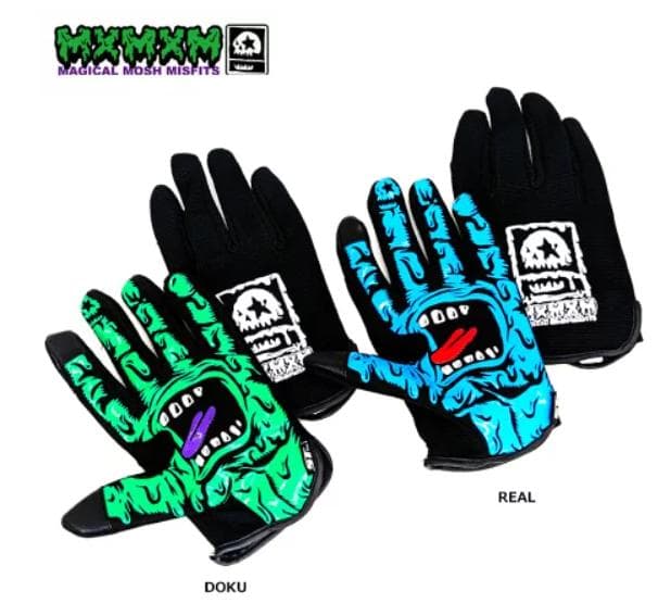 新品　サンタクルーズ x MxMxM スクリーミングハンドグローブ　黒緑