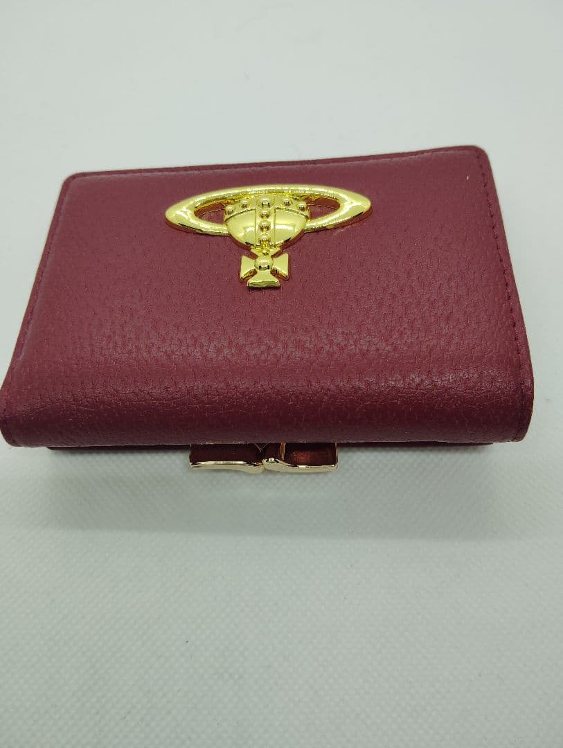 特価！袋箱付き新品未使用ヴィヴィアンウエストウッドバーガンディ財布