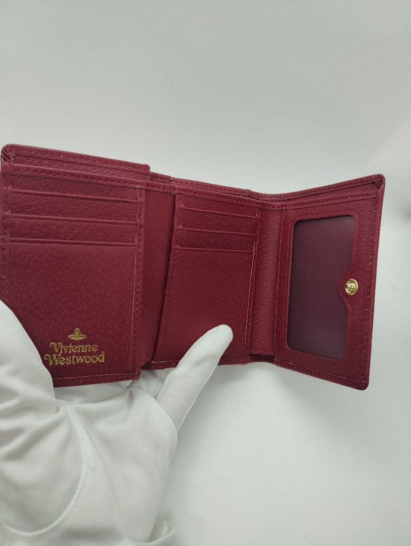 特価！袋箱付き新品未使用ヴィヴィアンウエストウッドバーガンディ財布