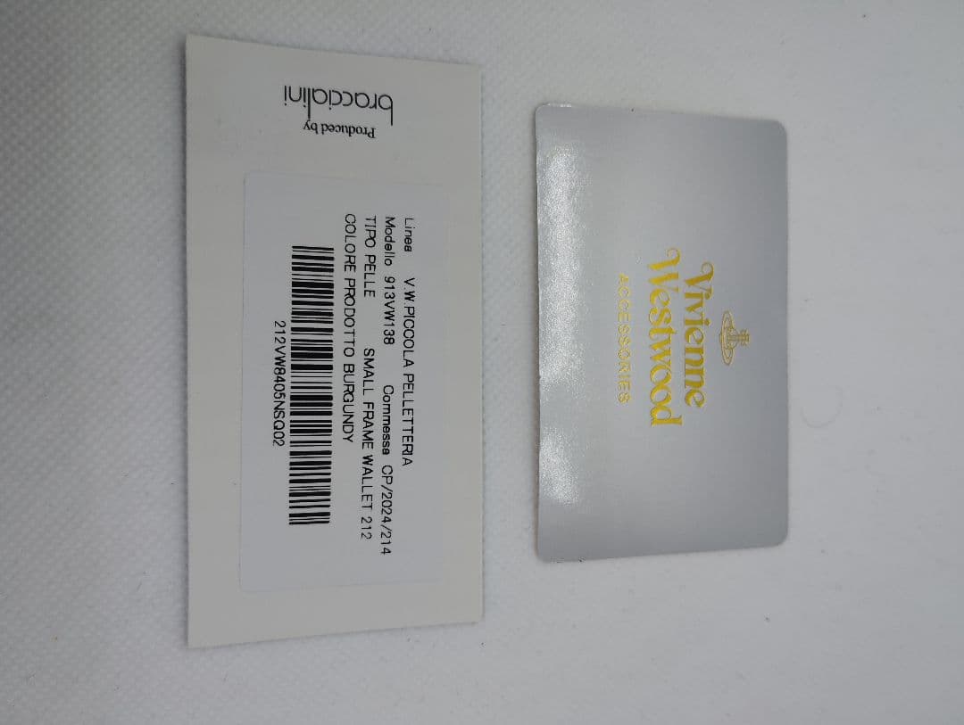 特価！袋箱付き新品未使用ヴィヴィアンウエストウッドバーガンディ財布