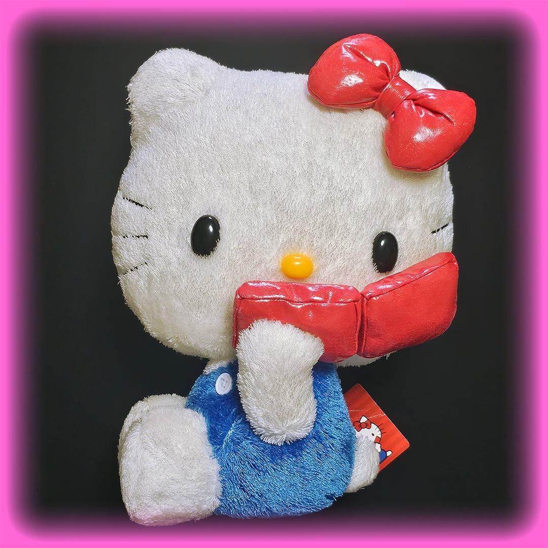 平成レトロ サンリオ ハローキティ 携帯 持ち ヌイグルミ もしもしキティ