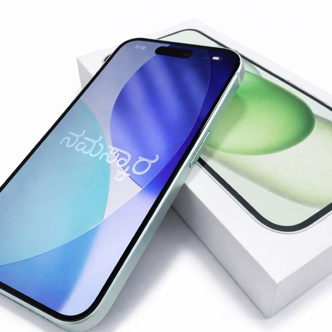 iPhone15 128G グリーン　初期化済み　SIMフリー