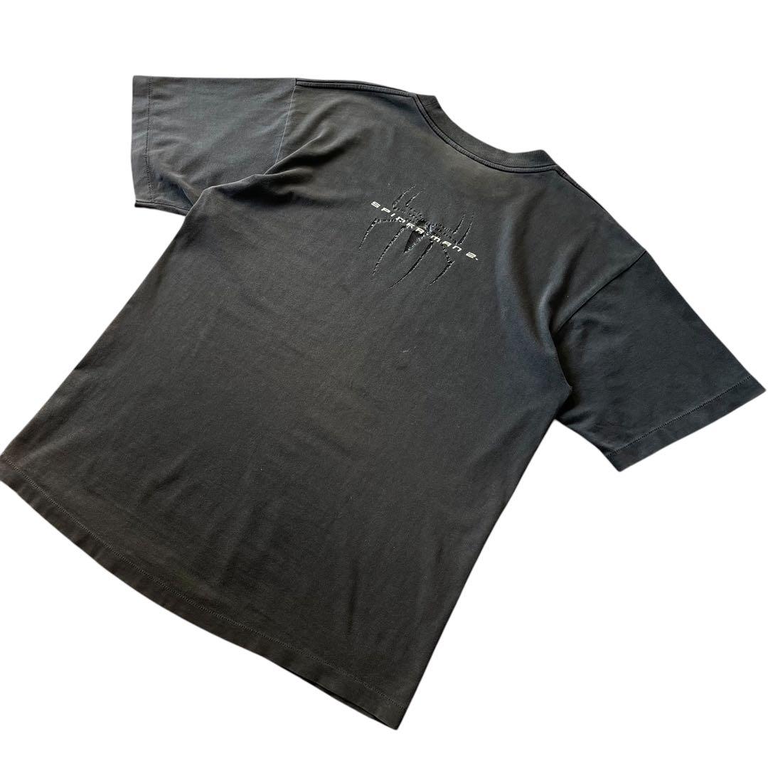 ［フェード］00s Spyder-Man2”スパイダーマン”ムービーTシャツ