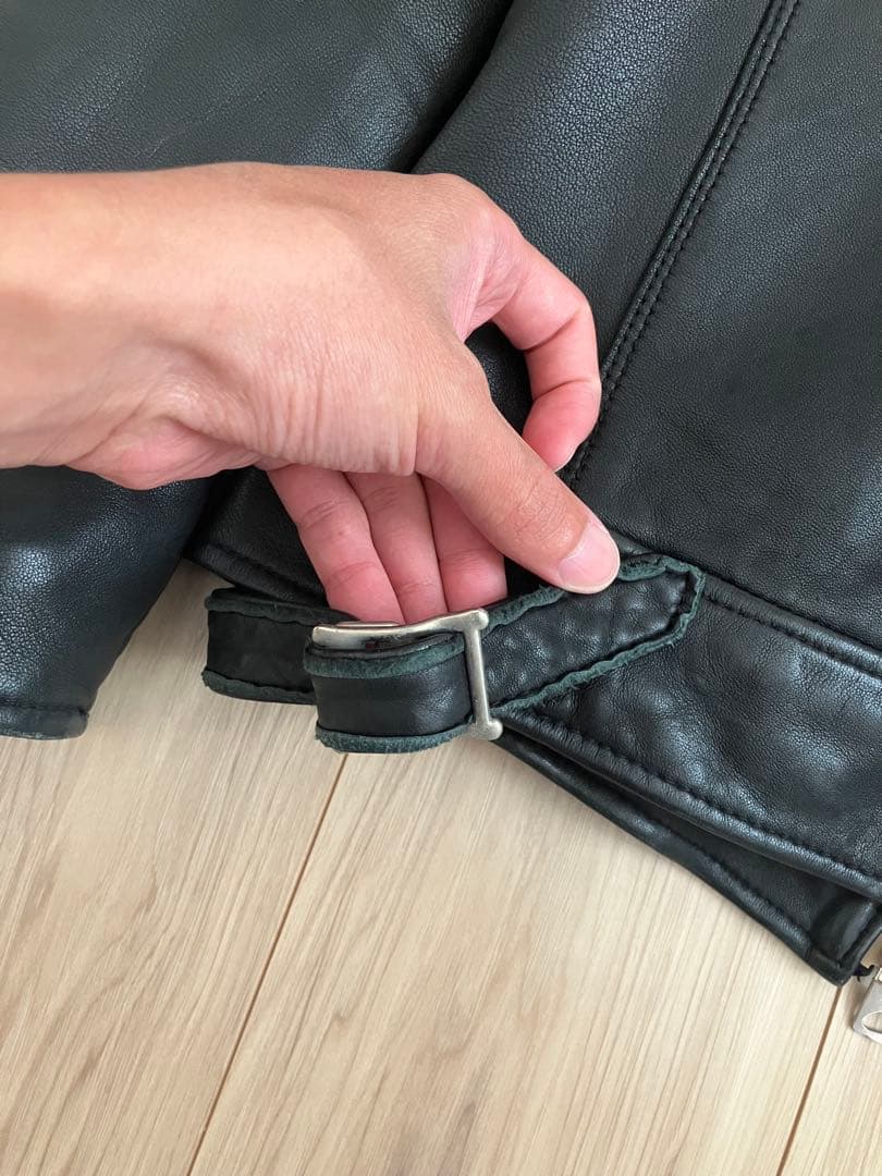 NANO UNIVERSE シングルライダースジャケット