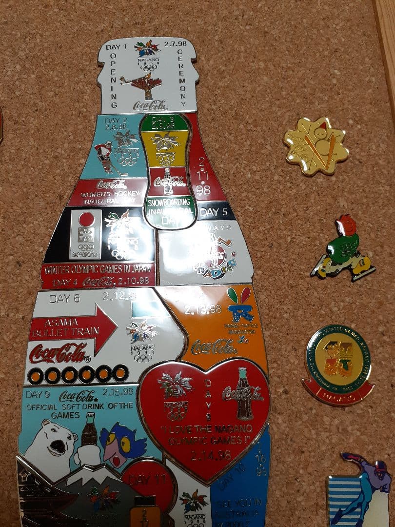 長野オリンピック　ピンバッジ　コカコーラ　フルセット