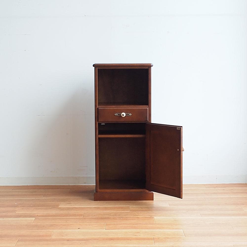 飛騨産業 キツツキ 電話台 チェスト キャビネット レトロ ビンテージ