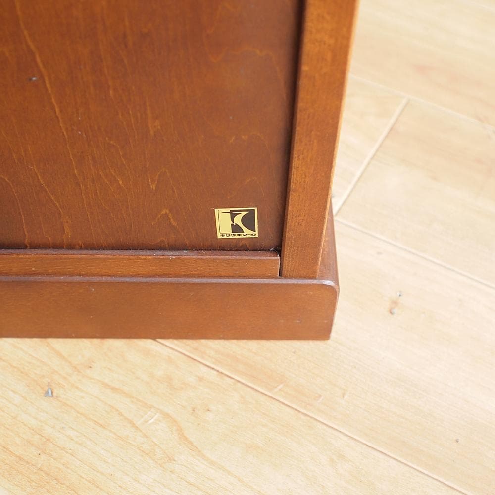 飛騨産業 キツツキ 電話台 チェスト キャビネット レトロ ビンテージ