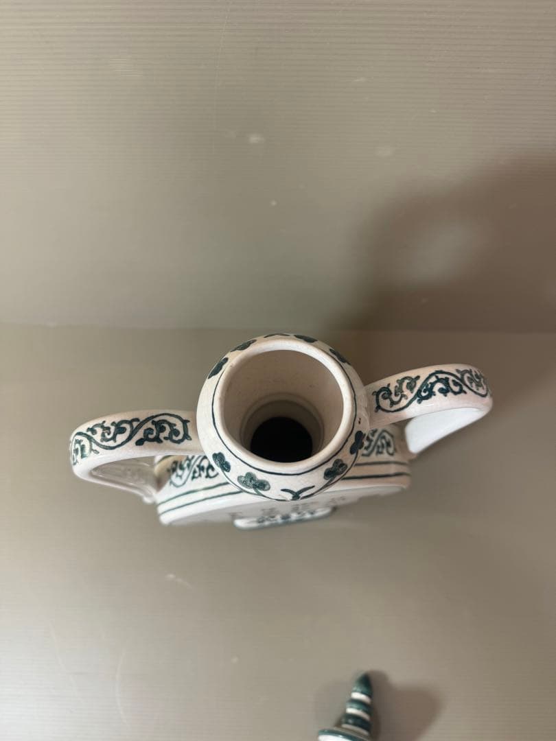 2714 中国骨董　花鳥文　壷　時代物