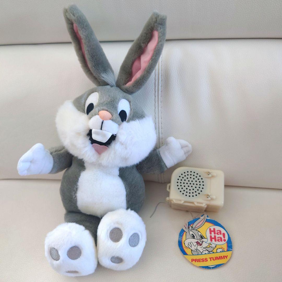 USAレトロ　バックスバニー 音声ぬいぐるみ完動品　Bugs Bunny　昭和