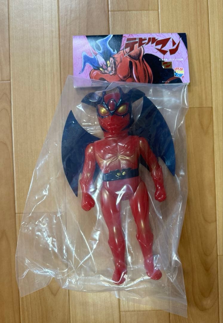 メディコムトイ デビルマン レッドスキンver ソフビ 当時物 永井豪