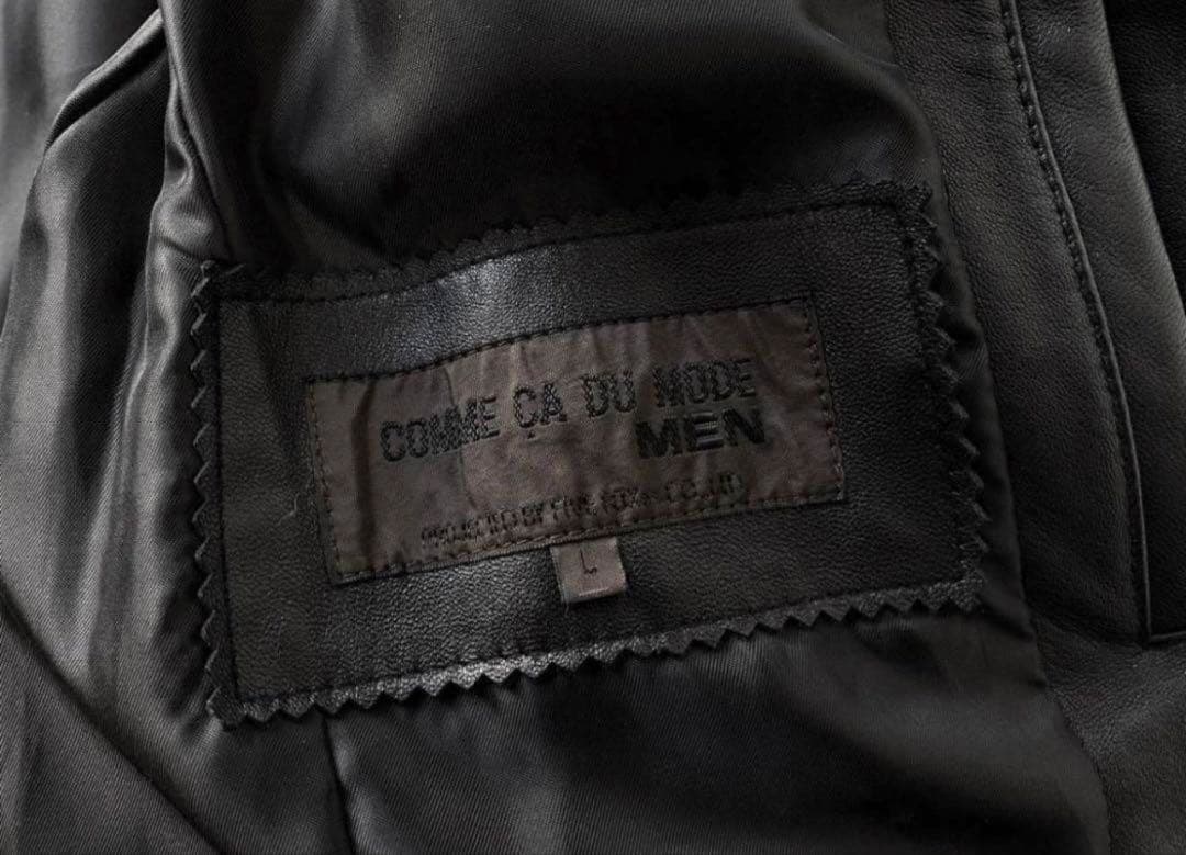 COMME CA DU MODE MENラム本革ダウンジャケット