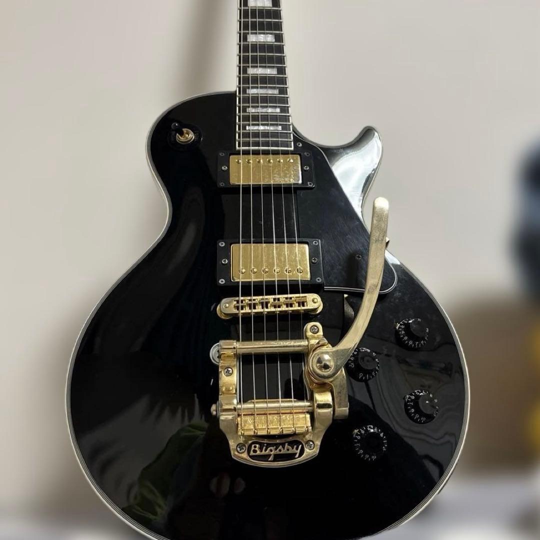 【値下げ中】Burny レスポール カスタム ビグスビー付き