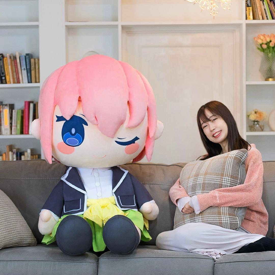 タグ付き どきゅーと 五等分の花嫁 超特大ぬいぐるみ 中野一花 100体限定