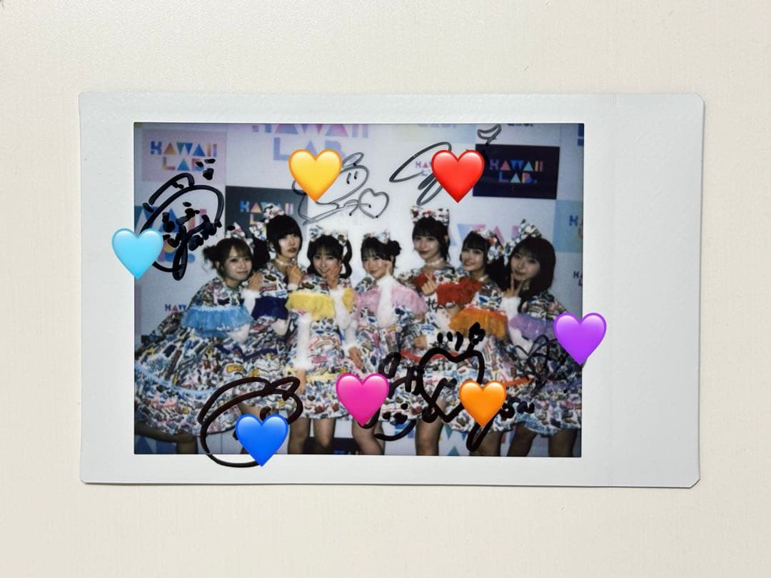 SWEET STEADY すいすて 全員集合チェキ 直筆サイン入り