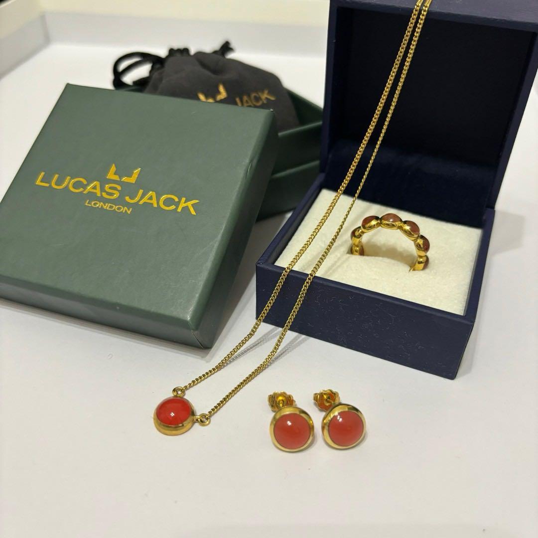 LUCAS JACK 3点セット ピアス ネックレス リング ルーカスジャック