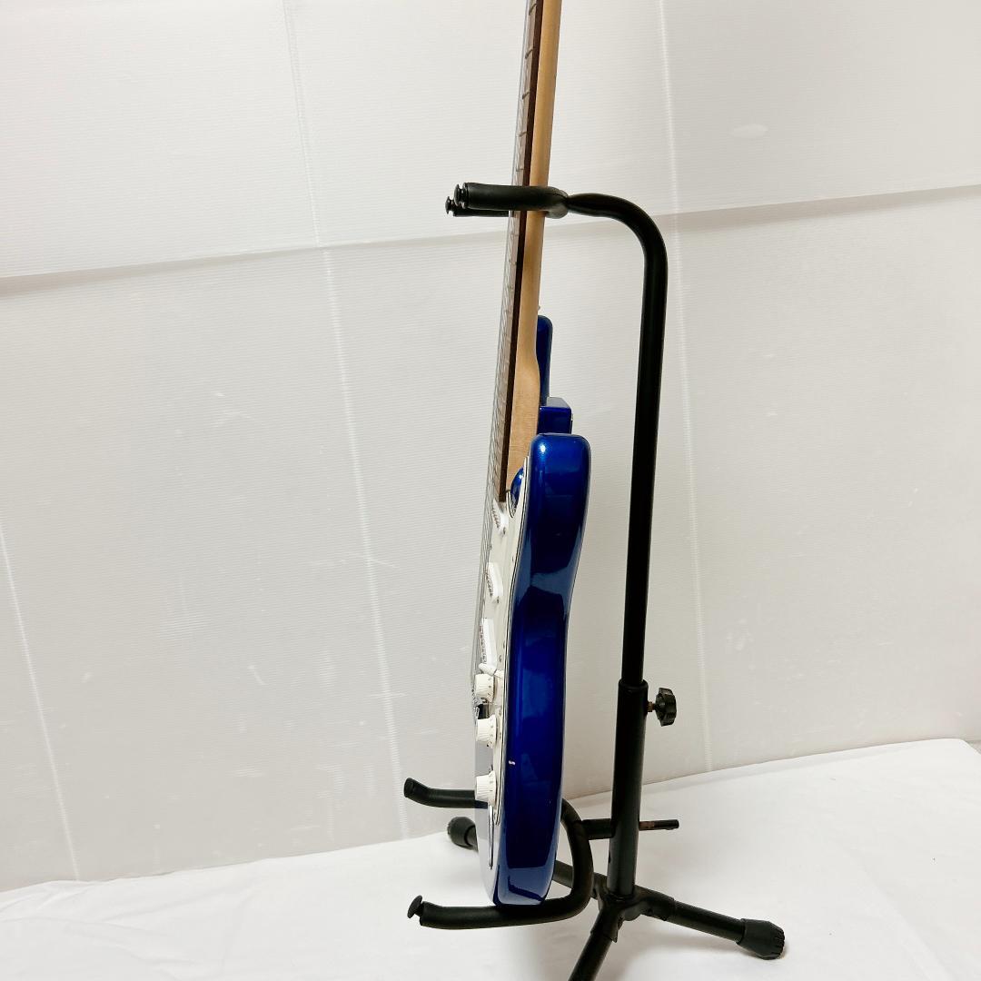 美品 Photogenic 初心者向けギター ストラトキャスター ブルー 青