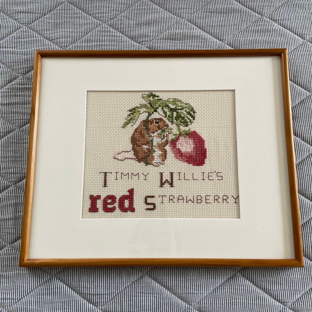 ピーターラビット刺繍額縁