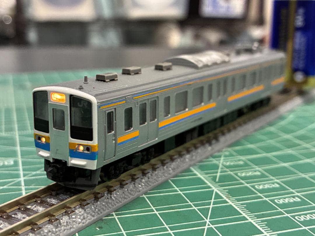 211系3000番台房総色　インレタ改造　ジャンク品扱い