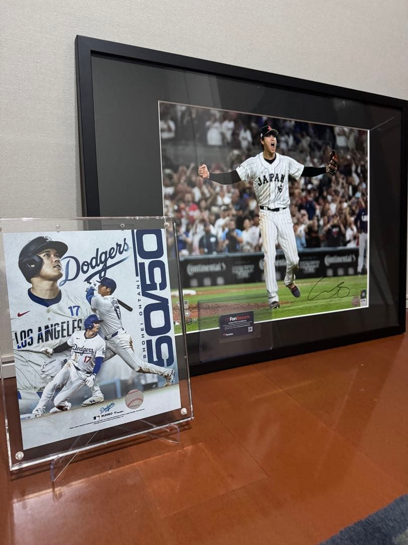 【まっつんさん。専用】大谷翔平 WBC特大写真 MLBホログラム ドジャース入団