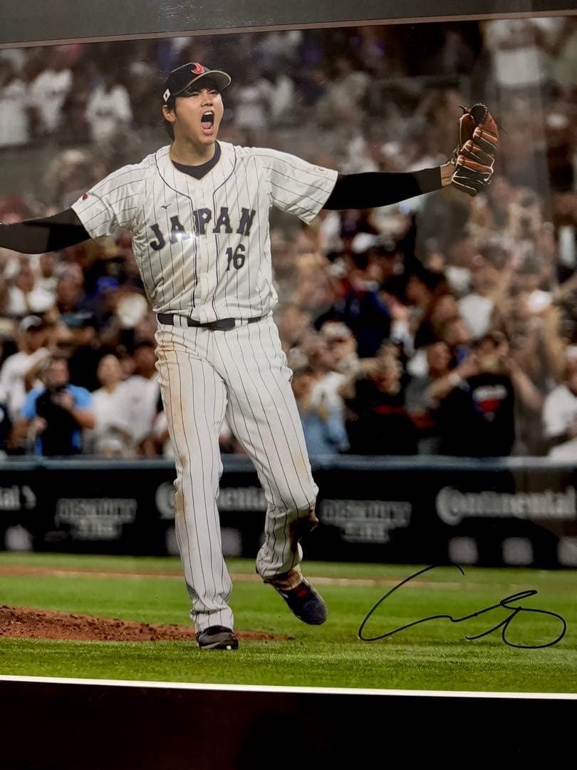 【まっつんさん。専用】大谷翔平 WBC特大写真 MLBホログラム ドジャース入団