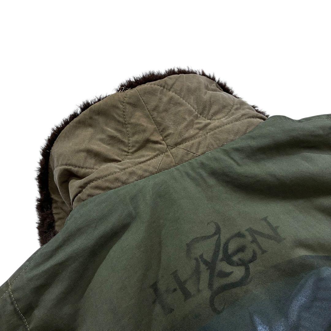 50s B-15 フライトジャケット ステンシル ハーケンクロイツ 卍