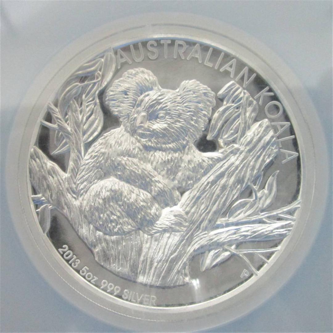５オンス 大型銀貨オーストラリア 2013年 ハイレリーフ コアラ ８ドル 純銀
