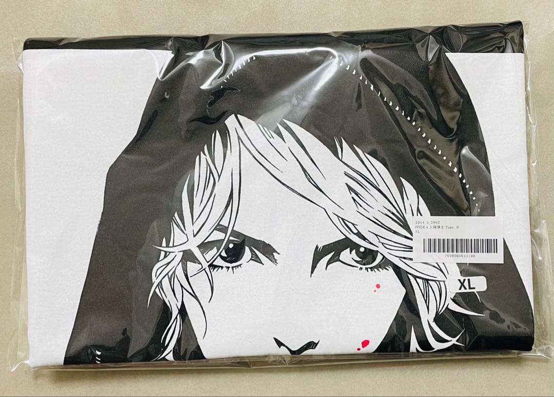 HYDE x 上條淳士　コラボレーションTシャツ GAIN アートプリントT
