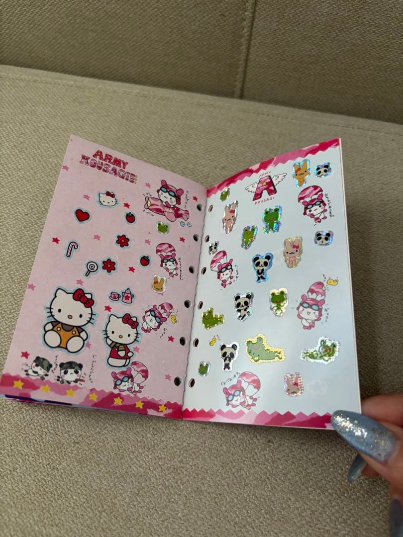 平成レトロ　シールブック　シール帳　うさぎ　当時品