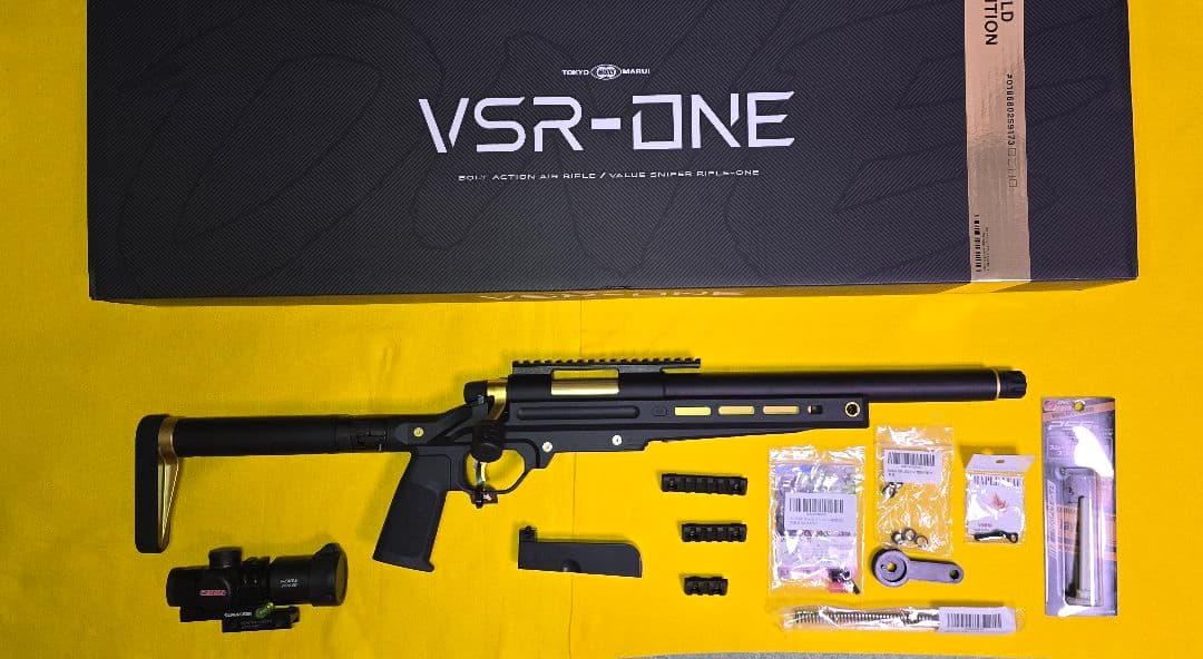早い者勝ち！東京マルイ★VSR-ONE★ライフスコープ付ゴールドエディション改★