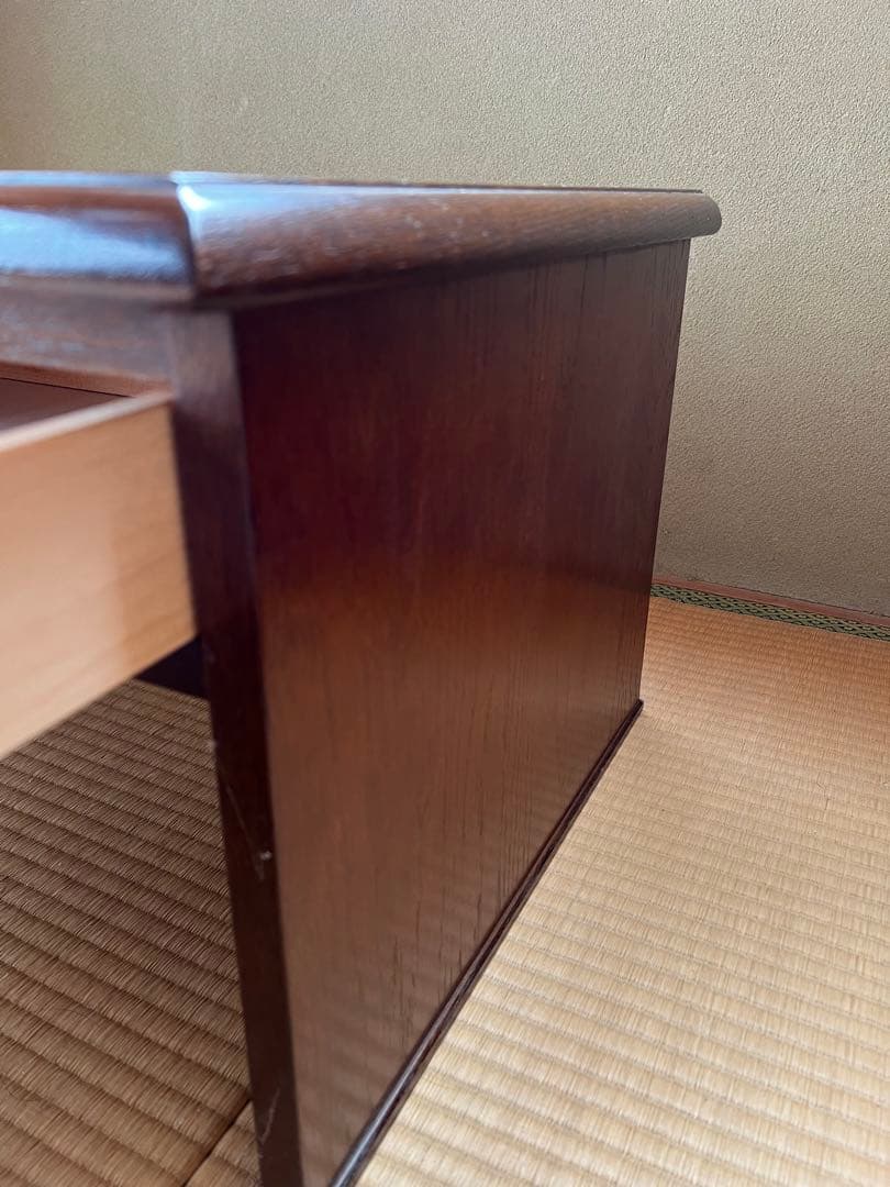 越後民芸　木製文机　座机　和机　座卓　アンティーク　日本製