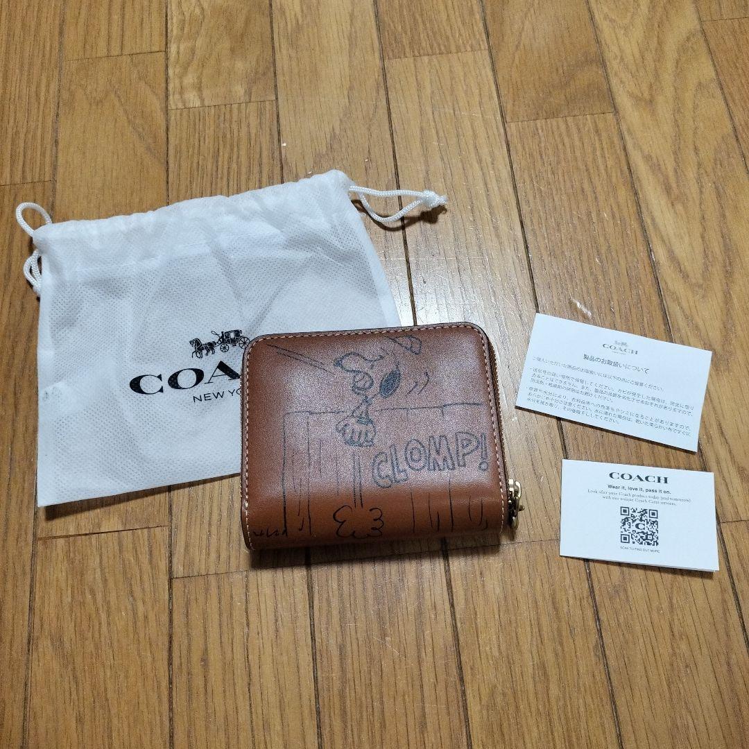 コーチ　スヌーピー　エッセンシャル ビルフォールド ウォレット　財布