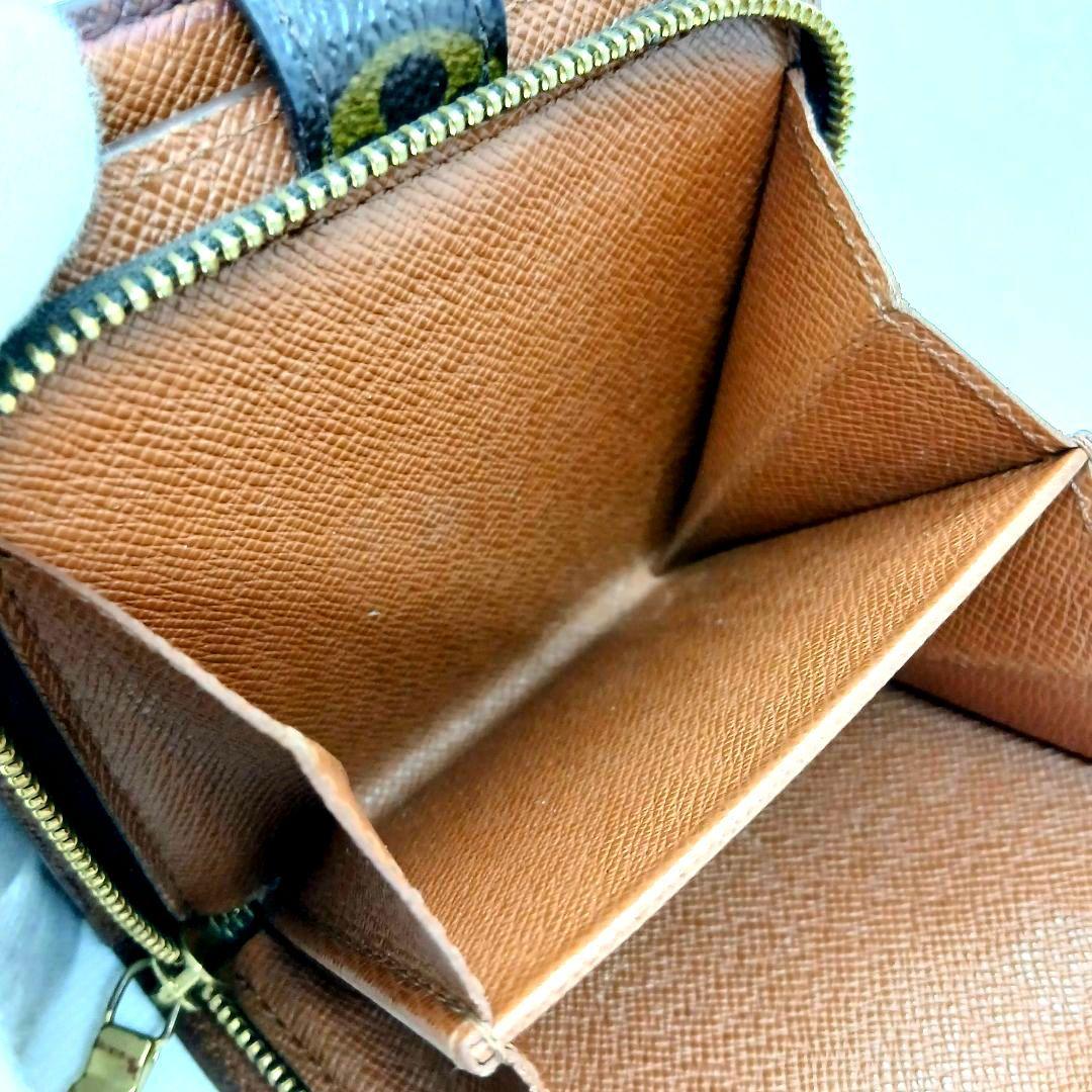 ★美品★ルイヴィトン★モノグラム コンパクトジップ 二つ折り財布★男女兼用★