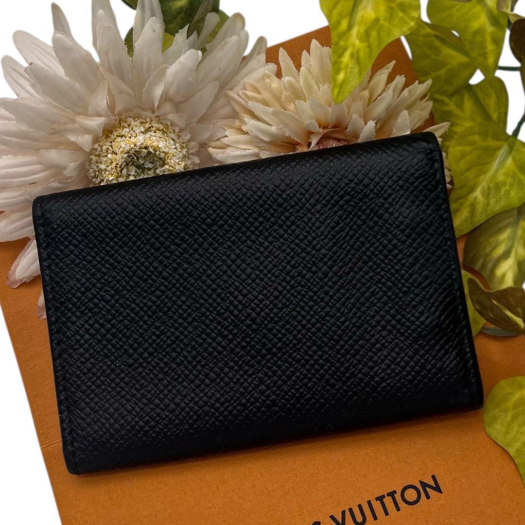 240　ルイヴィトン キーケース タイガ 黒 ミュルティクレ 鍵 6連