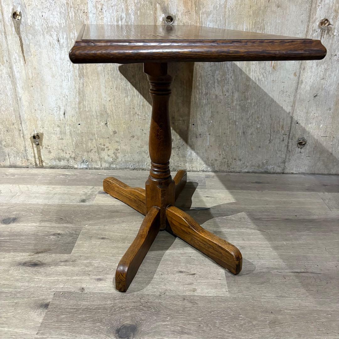 カフェテーブル　センターテーブル　オーク材　①