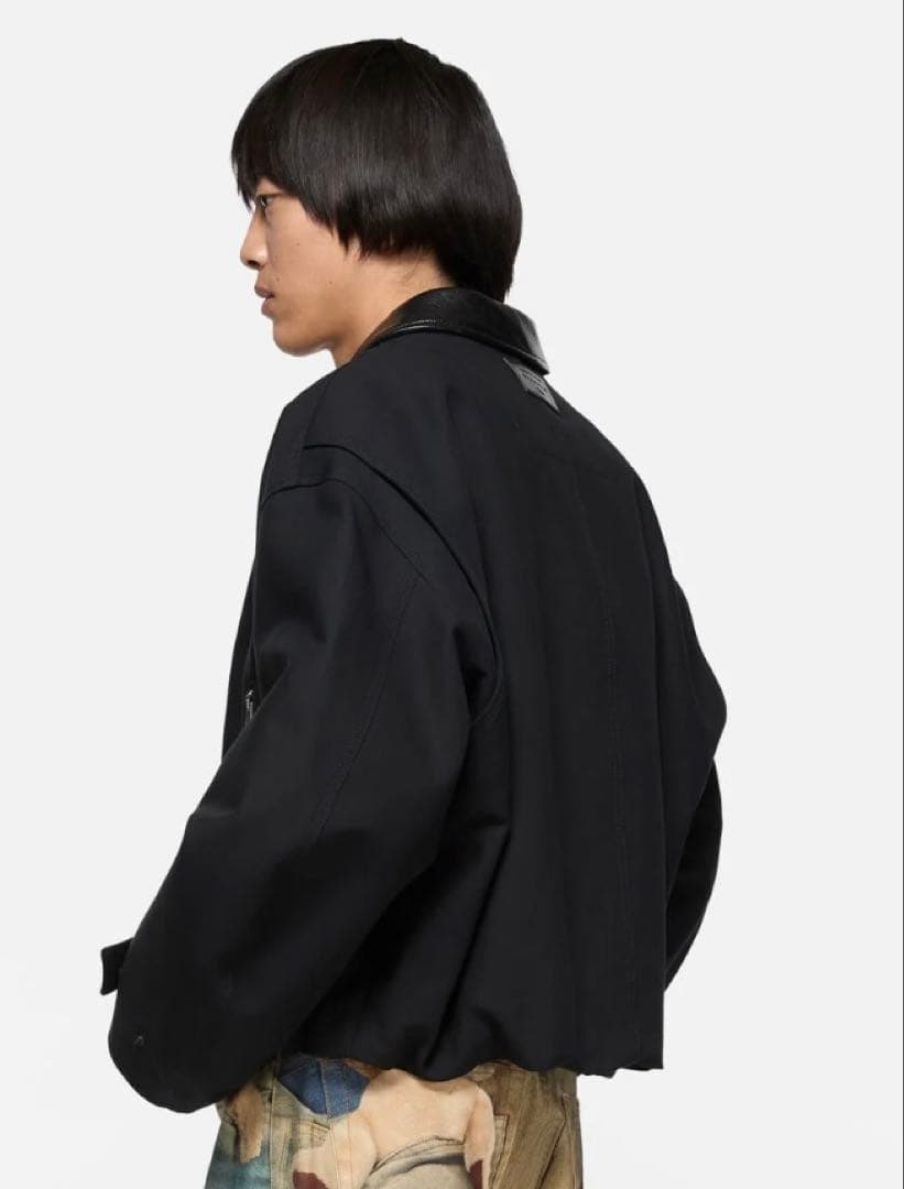 Acne Studious ボンバーパデッドジャケット 新色ブラック44