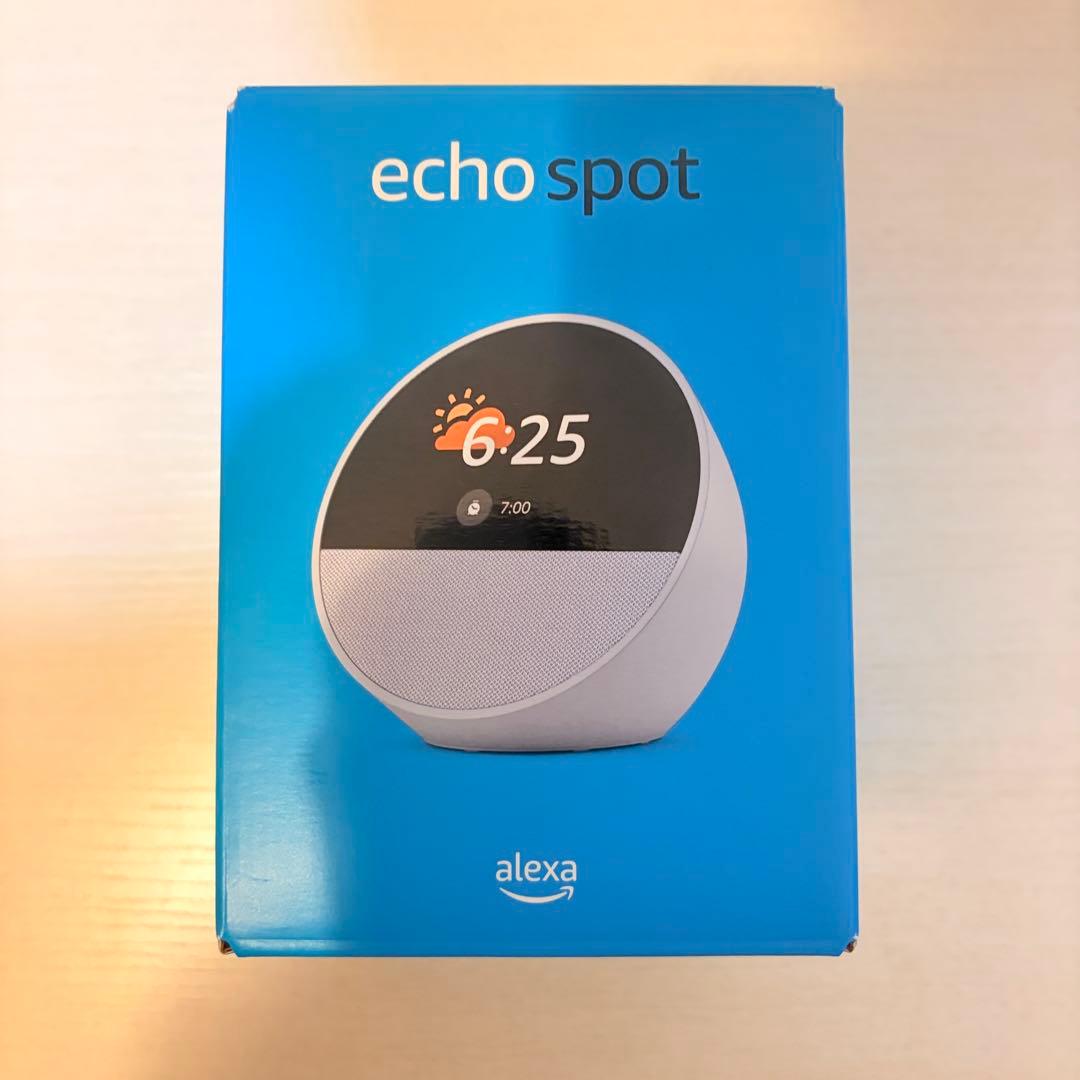 【美品】 Echo spot グレーシャーホワイト アレクサ Amazon