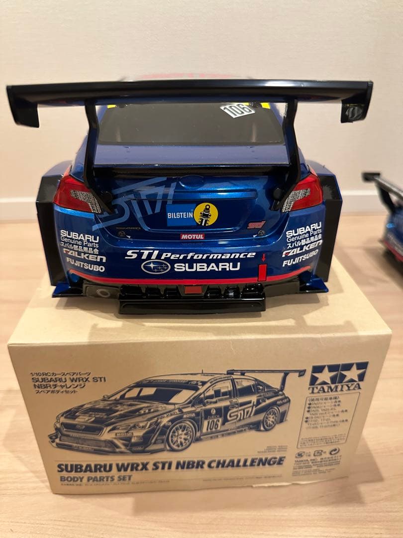 ラジコン　タミヤ　XB SUBARU WRX STI NBR 完成品