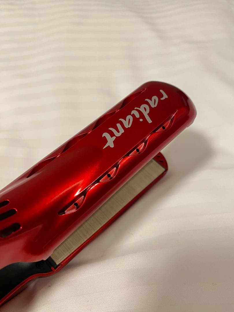 radiant ストレートヘアアイロン レッド35mm