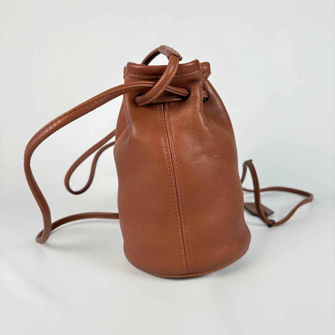 レア箱付　美品　オールド　コーチ 巾着 ショルダーバッグ USA製　4144