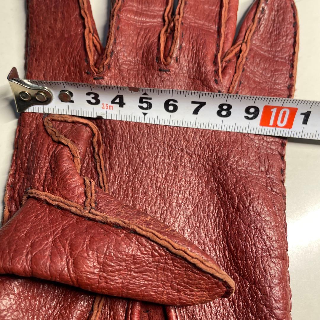 デンツ ペッカリー 7-1/2 ライニング無し　KIRSCHカラー（赤茶色）