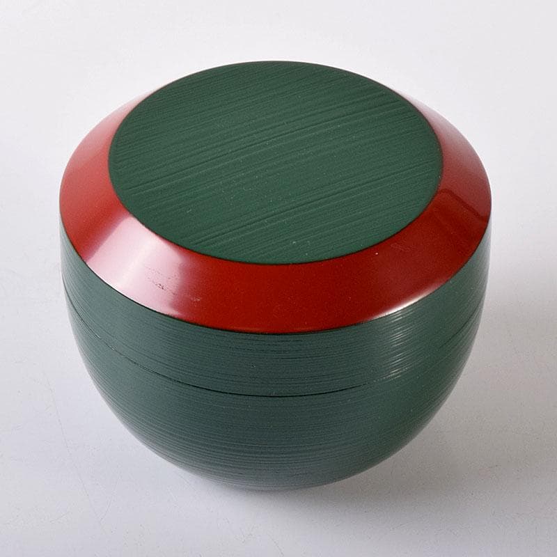 茶道具　山中塗　道場宗廣作　三合棗　共箱　V　7558